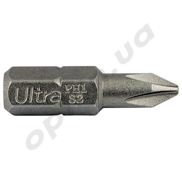 Біти РН1*25 мм, сталь S2, (10 шт.) "Ultra" (4014632) 51580 фото