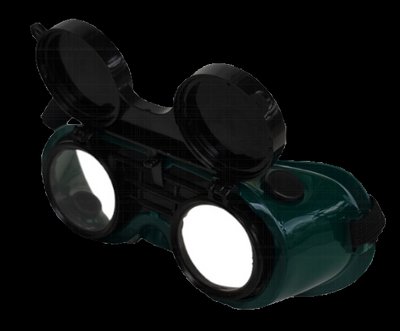 Окуляри захисні затемнені для газозварки О36Г 31825 фото