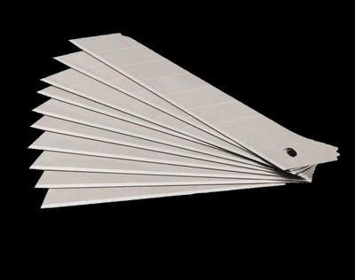 Леза для ножів 25 мм (10 шт) 50186 фото