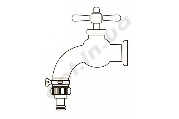 Адаптер для конектора 1/2" (хомут унів.) 6563 фото