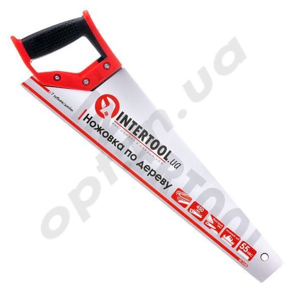 Ножівка по дереву 450 мм, (7 TPI), "Intertool"(HT-3102) 49905 фото