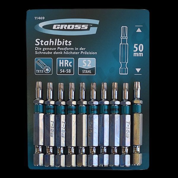 Біти TORX 15*25, сталь S2, (10 шт.) "Ultra" (4015362) 51625 фото