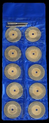 Гравірувальний набір дисків алмазних 20 мм, 10 од. 53723 фото