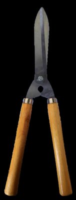 Ножиці для кущів з дерев'яними ручками 470 мм / Економ 5045 фото