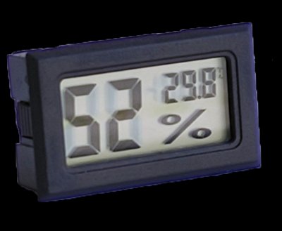 Термометр-гігрометр цифровий, прямокутний 5763 фото