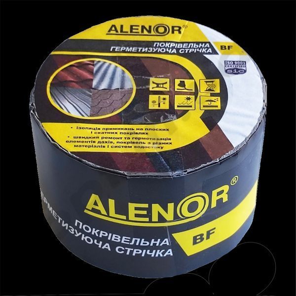 Покрівельна стрічка водонепроникна 75мм x 3м "Alenor" (коричнева) 36022 фото