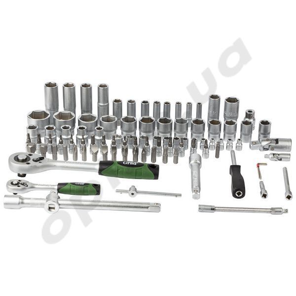 Набір інструментів 1/4",1/2", 94 од, кейс, "Grad"(6004265) 51973 фото
