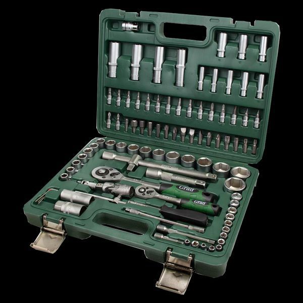 Набір інструментів 1/4",1/2", 94 од, кейс, "Grad"(6004265) 51973 фото