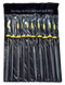Надфілі з ручкою, 140 мм, (набір 10 од.), "Premium" 52495 фото 4