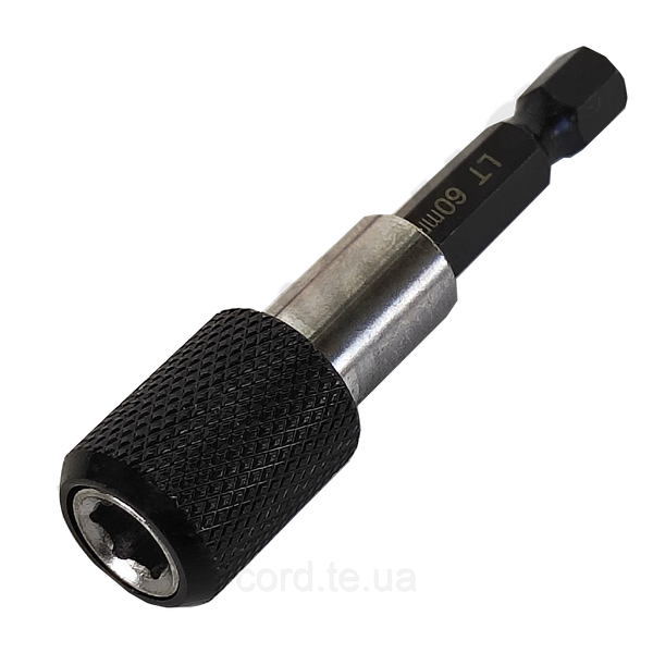 Адаптер магнітний для біт з фіксатором, 60 мм 51657 фото