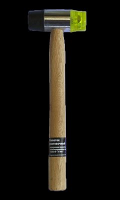 Молоток рихтувальний, бойки 35 мм, дерев'яна ручка 52045 фото